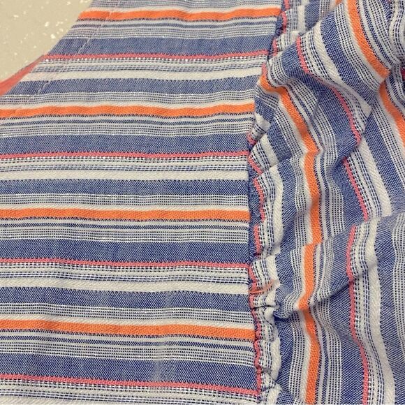 Cat & Jack long maxi ruffle stripes boho girls cotton summer dress XL 14-16 - Picture 10 of 11
